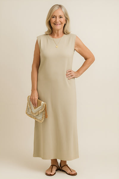 Marta™ | Easy Layering Maxi Dress with Pockets