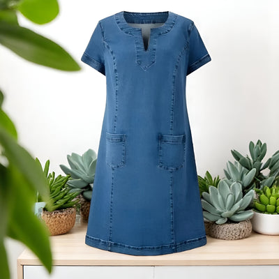 Sandra™ | Soft Denim Dress
