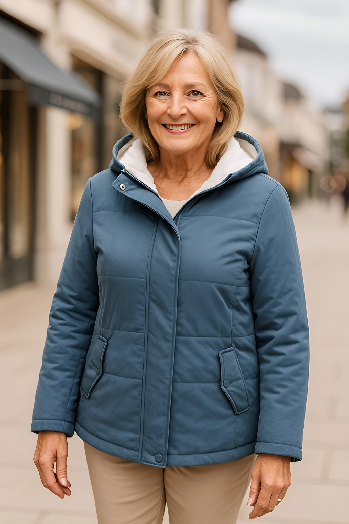 Paulina™ | Elegant Fleece-Lined Coat