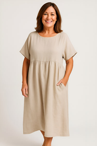 Afa™ | Flattering Maxi Dress with Pockets