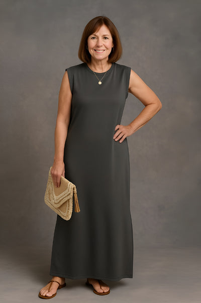 Marta™ | Easy Layering Maxi Dress with Pockets