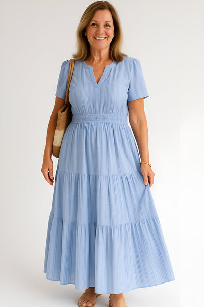 Milly™ | Elegant Slimming Maxi dress with Pockets