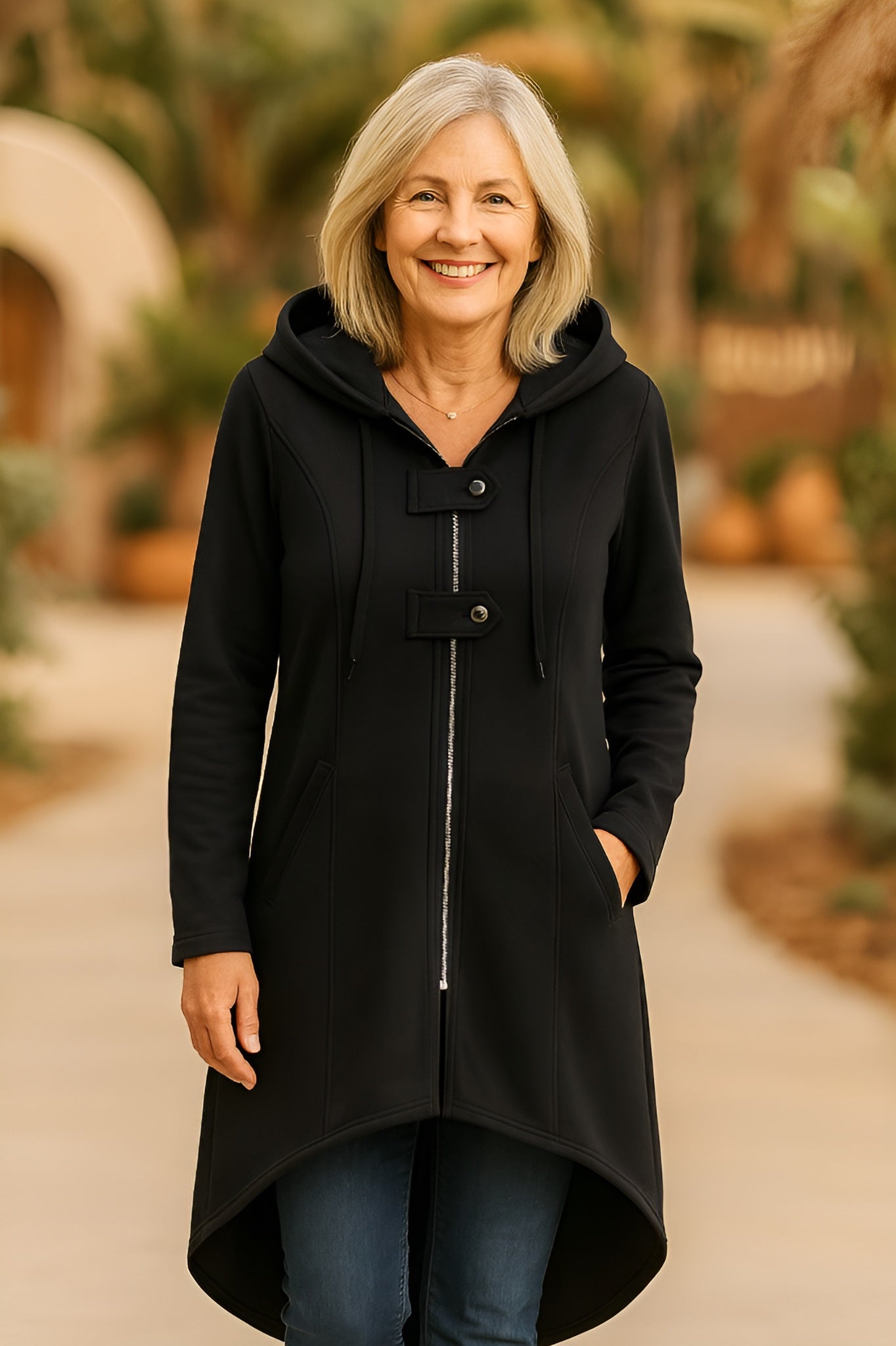 Juno™ | Flattering Long Fleece Coat