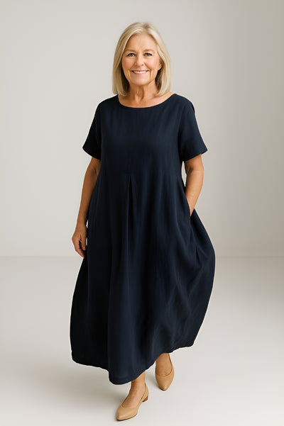 Afa™ | Flattering Maxi Dress with Pockets