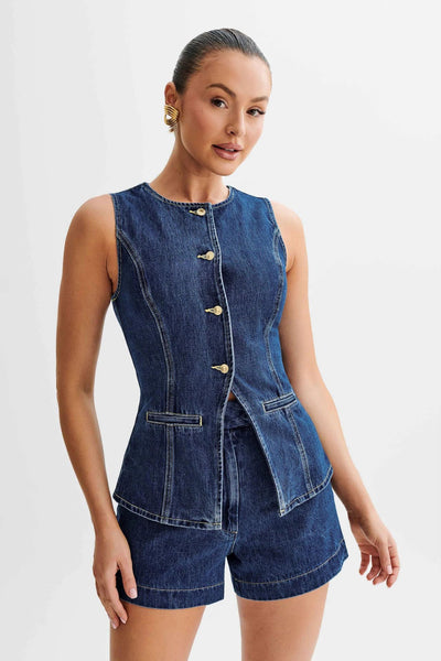 Chloe™ | Elegant Denim Set