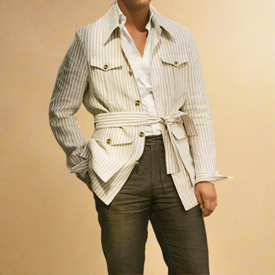 Robert™ | Luxurious Belted Vest
