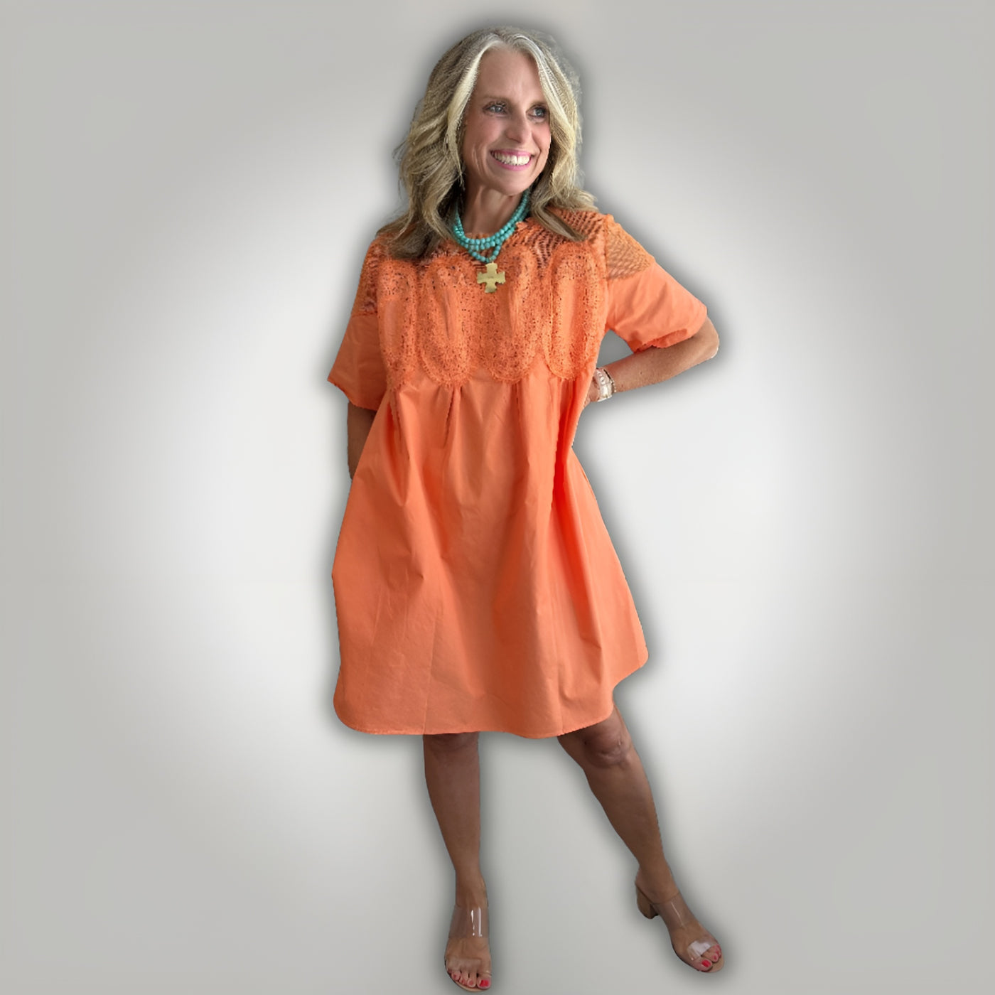 Tanya™ | Flattering Mesh Dress