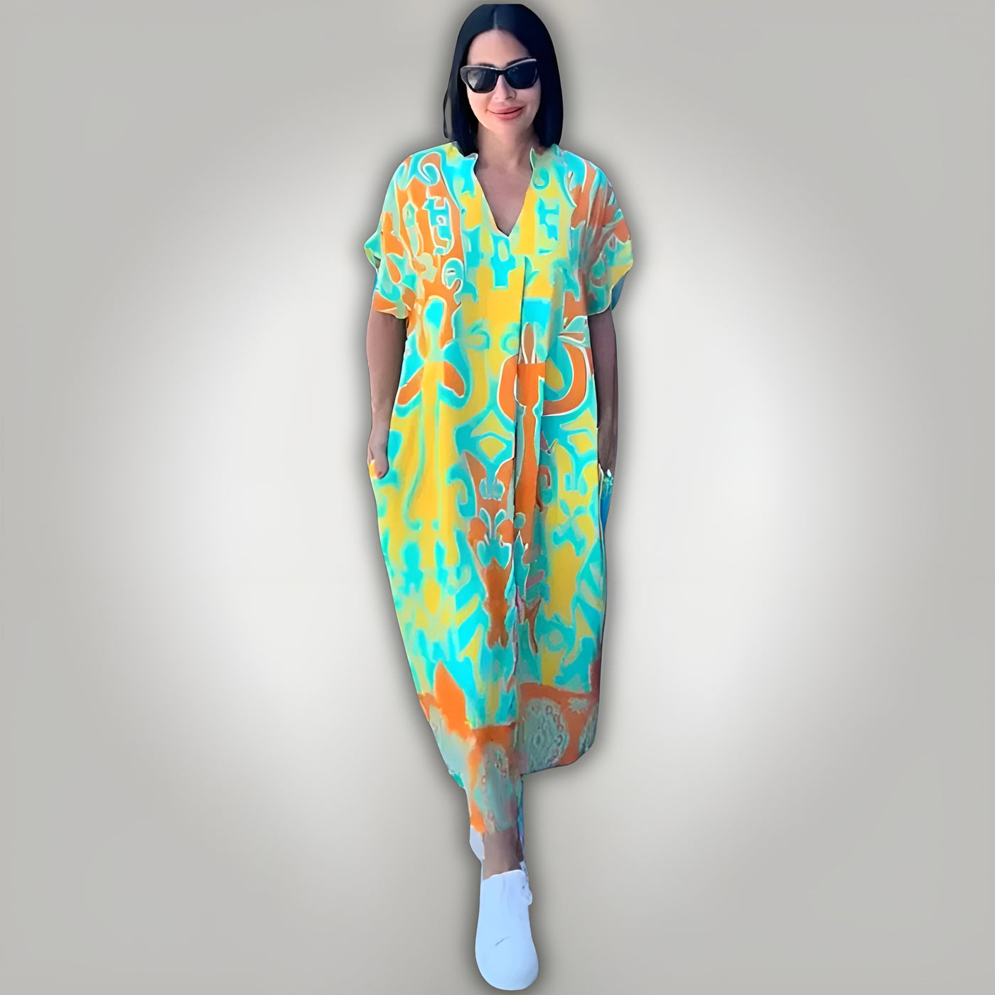 Susan™ | Flattering V-neck Dress