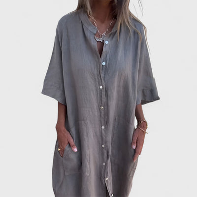 Floriana™ | Flattering Shirtdress