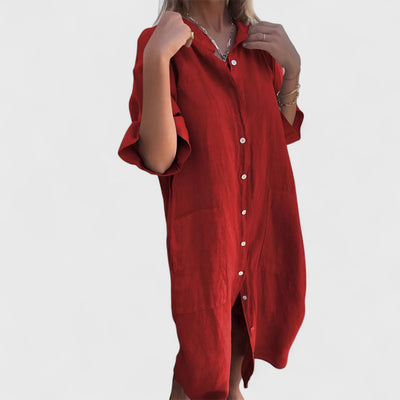 Floriana™ | Flattering Shirtdress