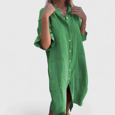 Floriana™ | Flattering Shirtdress
