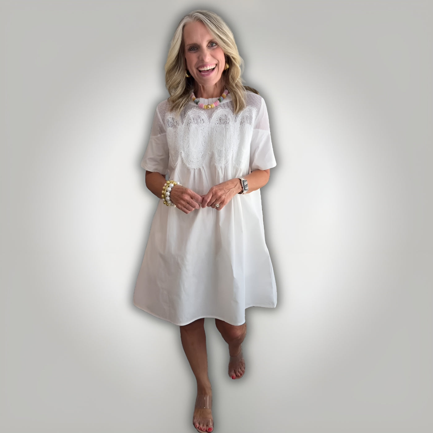 Tanya™ | Flattering Mesh Dress