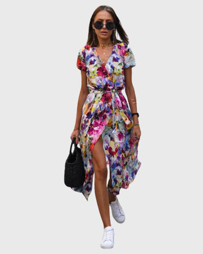 Fetine™ | Flattering Split Dress