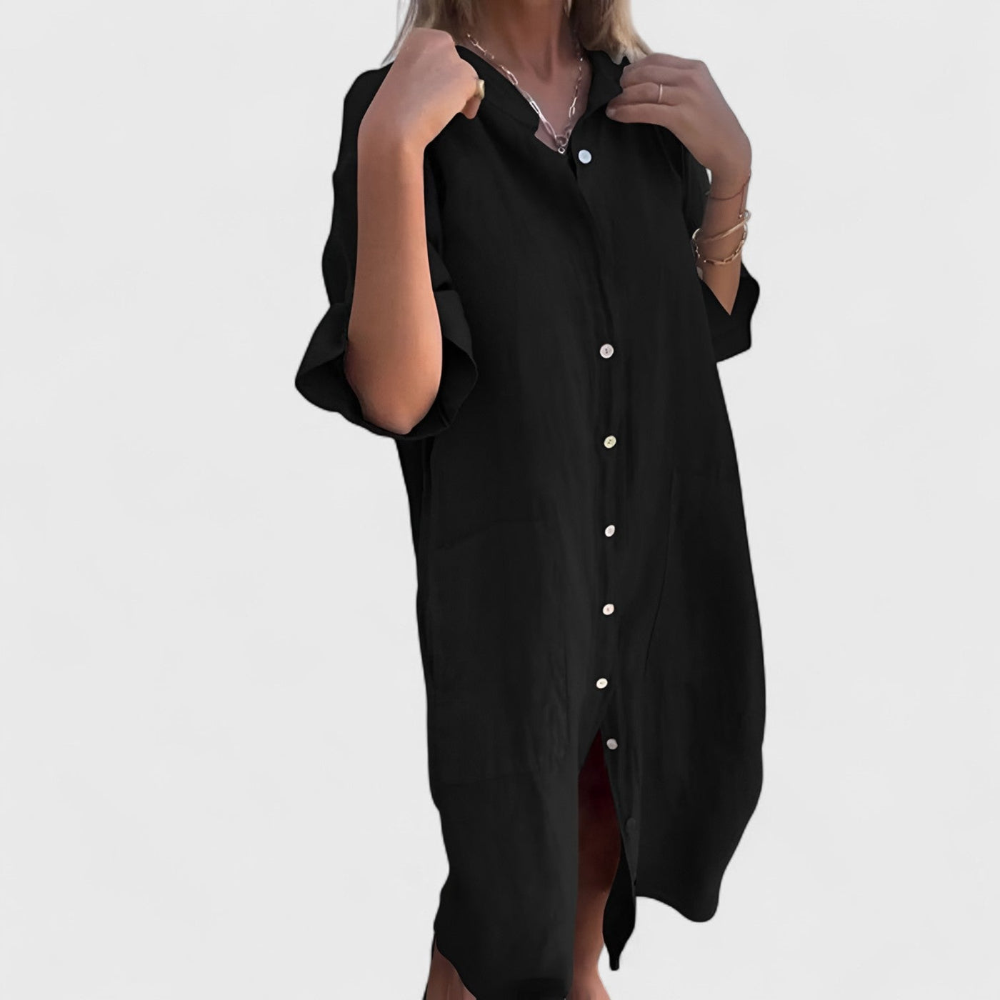 Floriana™ | Flattering Shirtdress