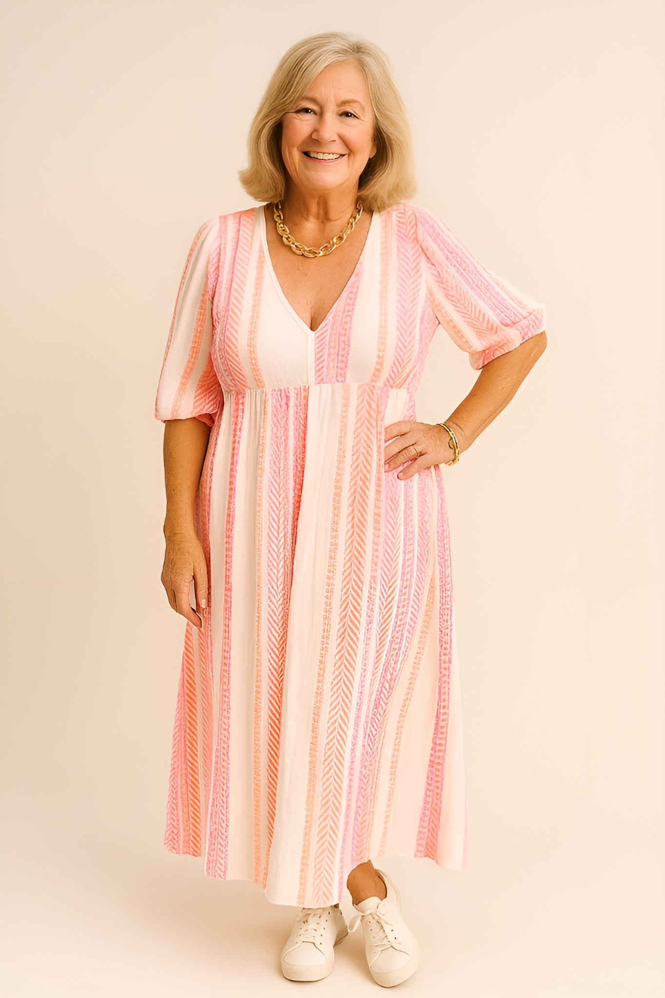Amalou™ | Flattering Loose Fit Comfort Dress