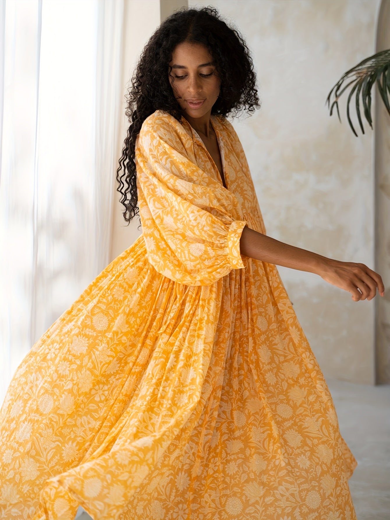 Malou™ | Flattering Bohemian Loose Fit Dress