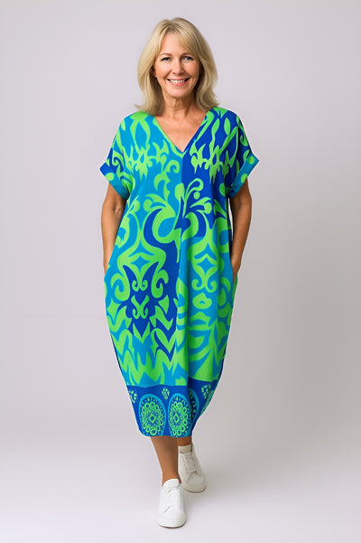 Susan™ | Flattering V-neck Dress