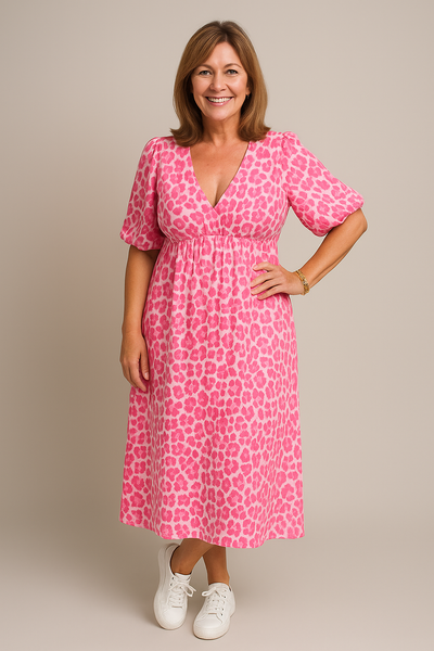Amalou™ | Flattering Loose Fit Comfort Dress