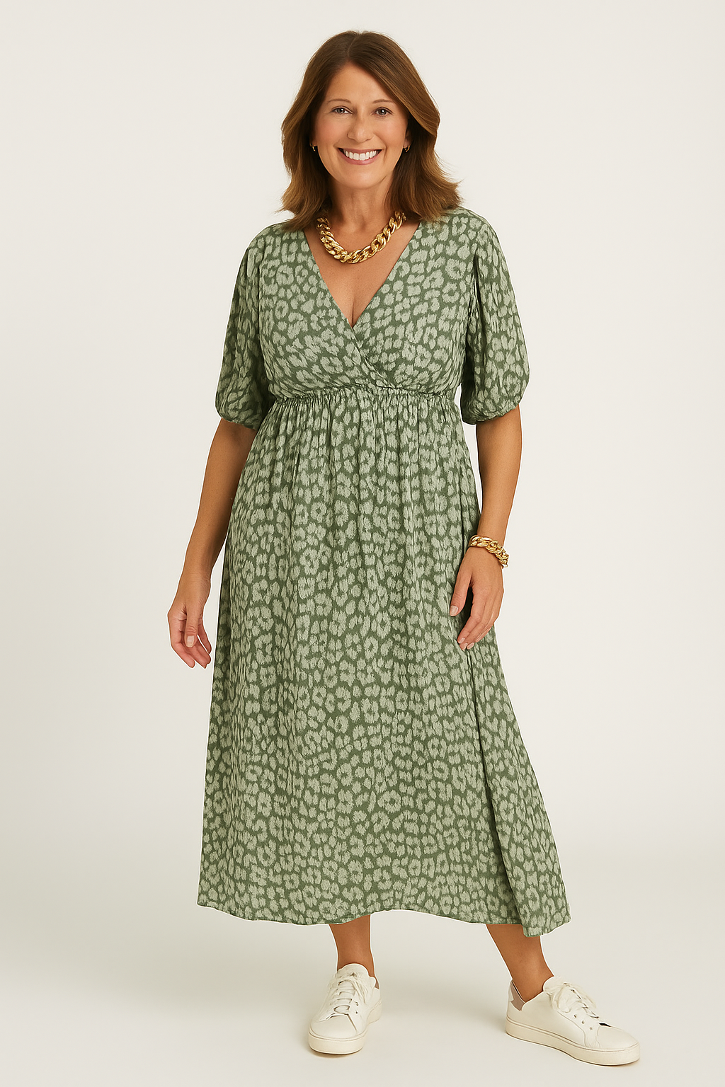 Amalou™ | Flattering Loose Fit Comfort Dress