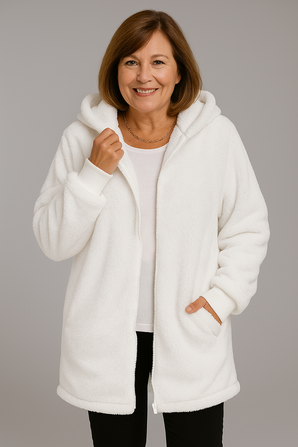 Katri™ |  Elegant Lightweight Plush Jacket