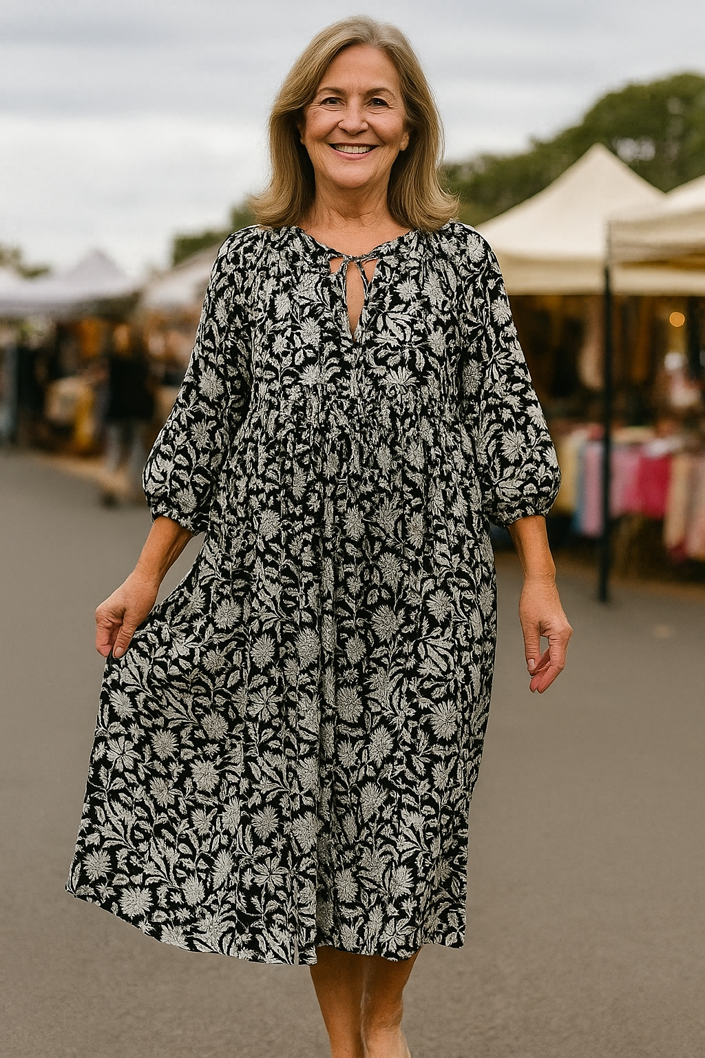 Malou™ | Flattering Bohemian Loose Fit Dress