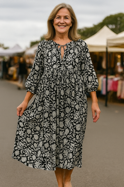 Malou™ | Flattering Bohemian Loose Fit Dress