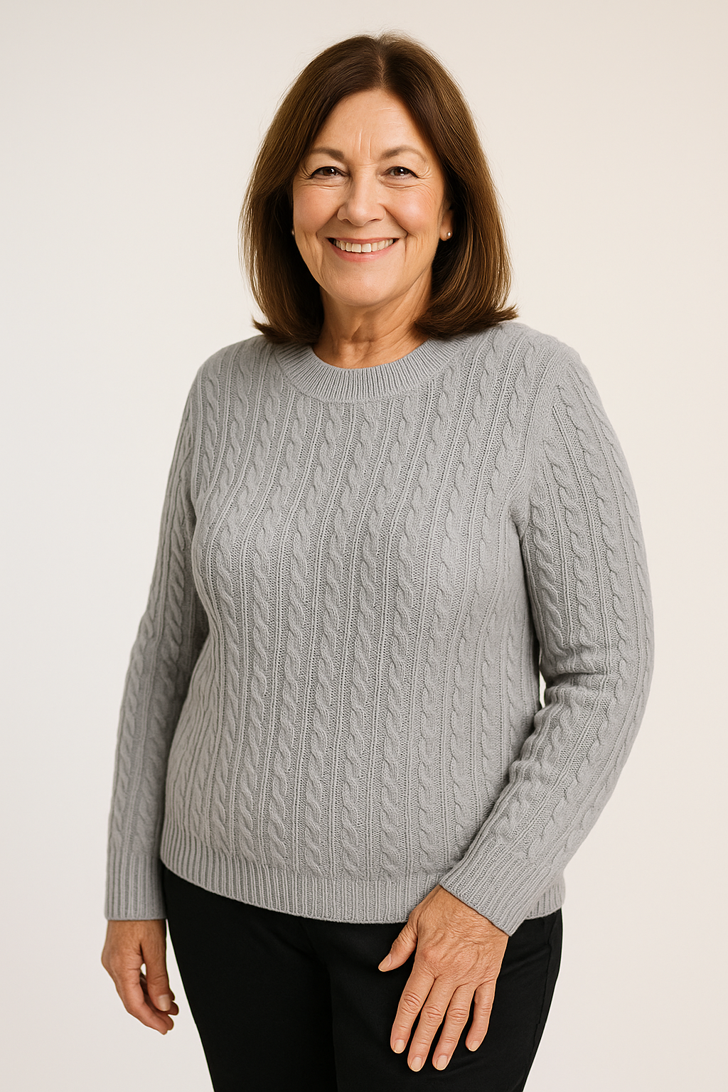 Carole™ | Elegant Knit Crewneck