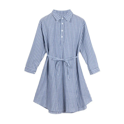 Romi™ | Flattering Striped Shirtdress