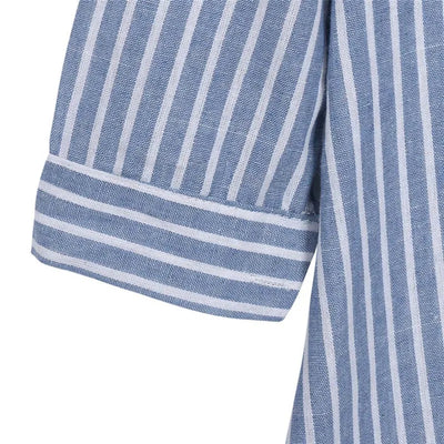 Romi™ | Flattering Striped Shirtdress