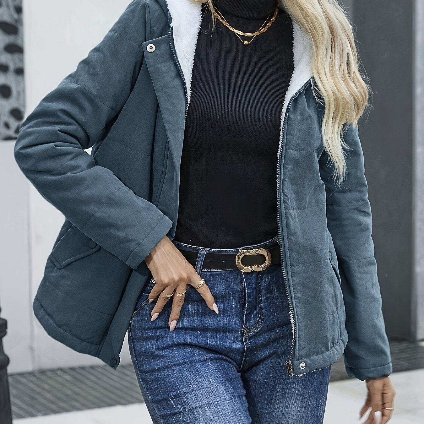 Paulina™ | Elegant Fleece-Lined Coat