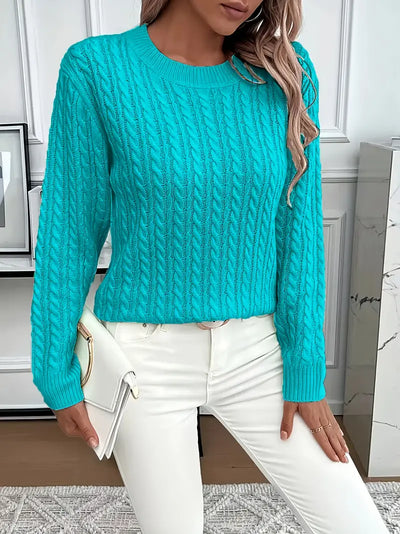 Carole™ | Elegant Knit Crewneck