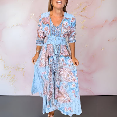 Yvet™ | Flattering Floral Dress