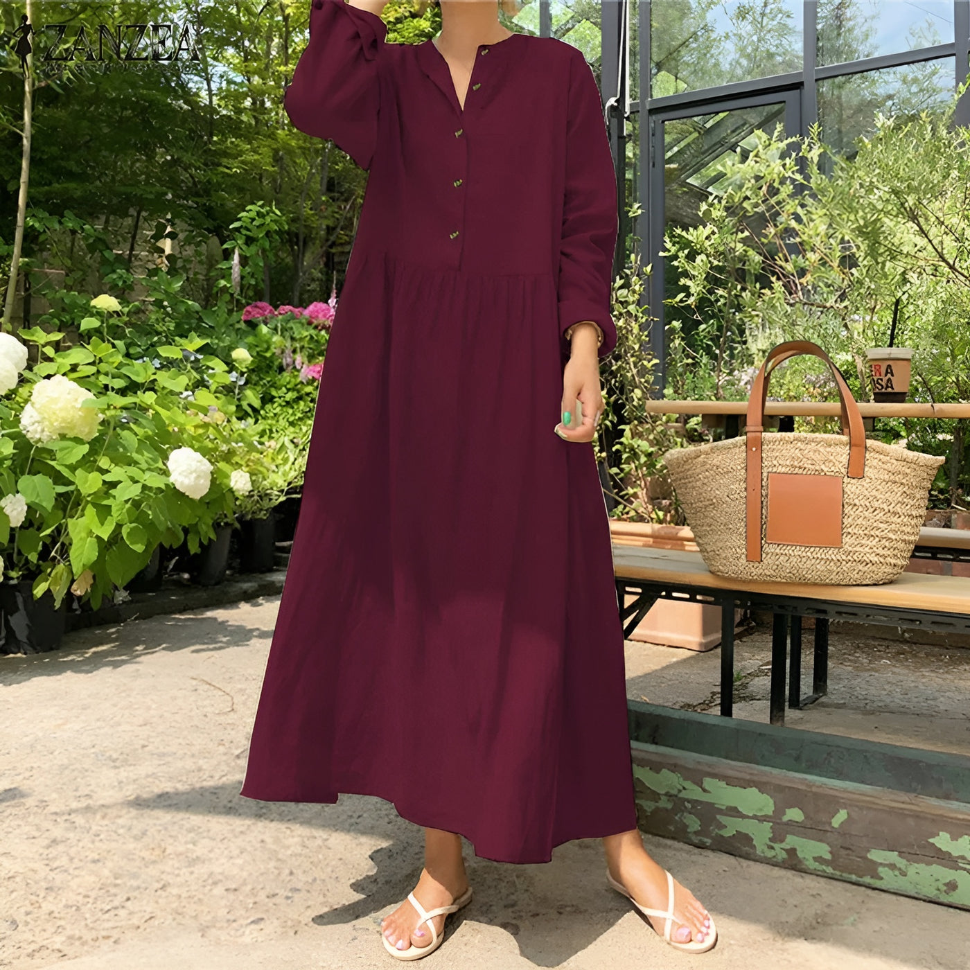 Shona™ | Flattering Boho Maxi Dress