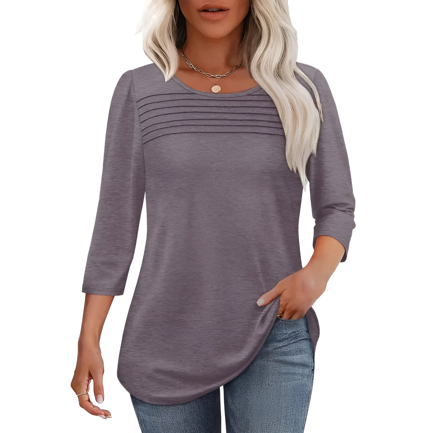 Debbie™ | Elegant Pleated Top
