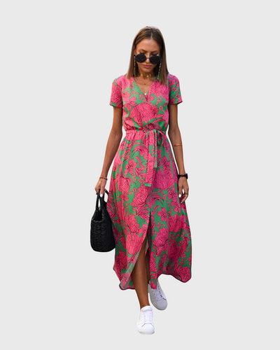 Fetine™ | Flattering Split Dress