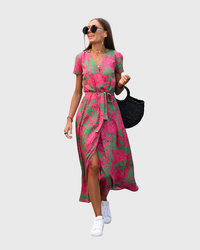 Fetine™ | Flattering Split Dress