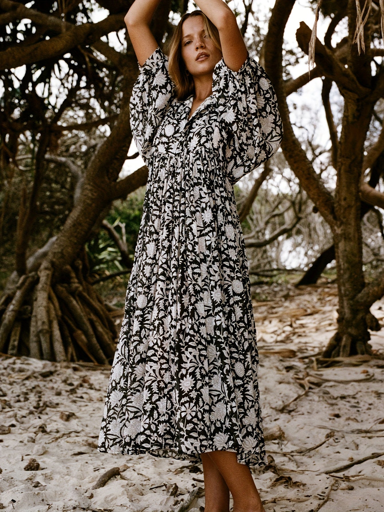 Malou™ | Flattering Bohemian Loose Fit Dress