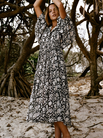 Malou™ | Flattering Bohemian Loose Fit Dress
