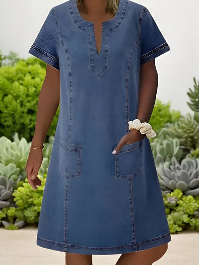Sandra™ | Soft Denim Dress