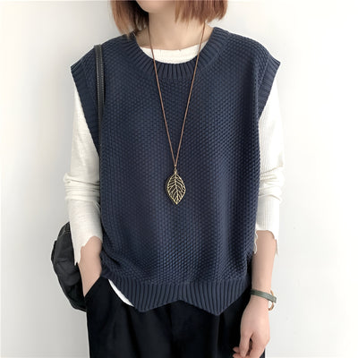 Navy Blue Flattering Everyday Knit Cardigan