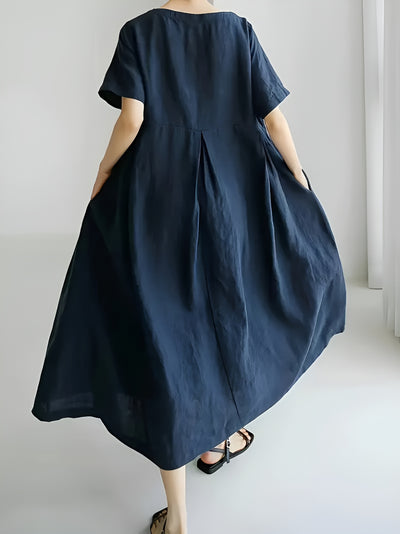 Afa™ | Flattering Maxi Dress with Pockets