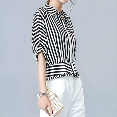 Brooke™ | Elegant Striped Top