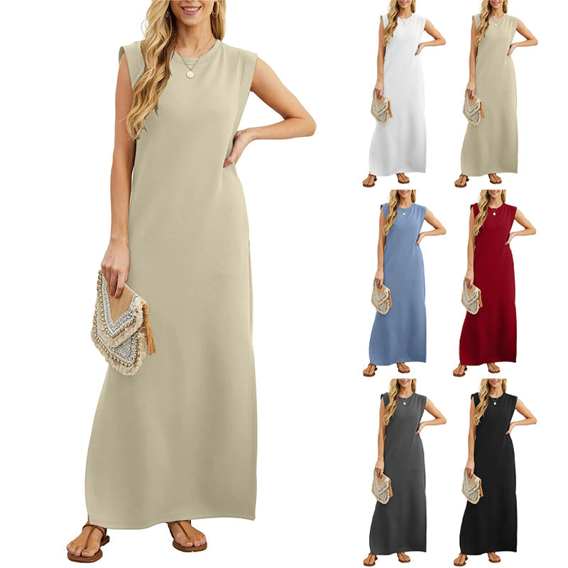 Marta™ | Easy Layering Maxi Dress with Pockets