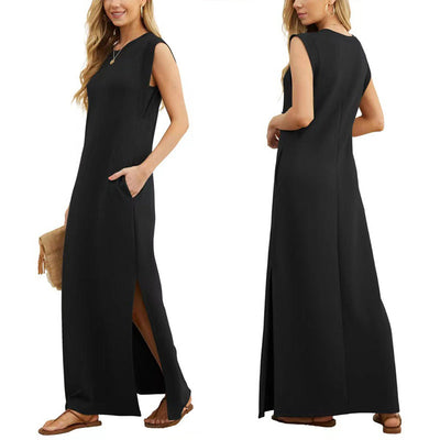 Marta™ | Easy Layering Maxi Dress with Pockets