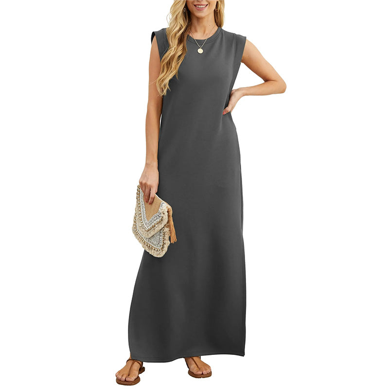 Marta™ | Easy Layering Maxi Dress with Pockets