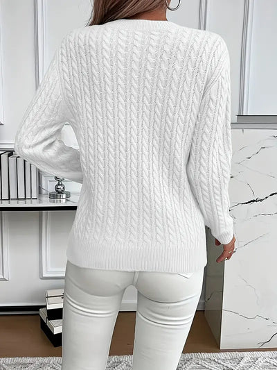Carole™ | Elegant Knit Crewneck