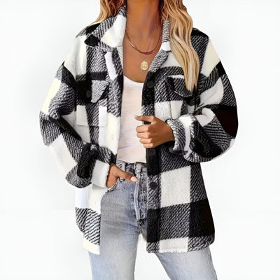 Emmy™ | Everyday Plaid Sherpa Jacket