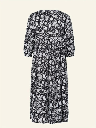 Malou™ | Flattering Bohemian Loose Fit Dress